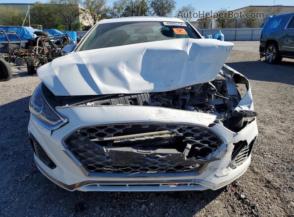5NPE34AF4JH711759 2018 HYUNDAI SONATA Белый Вид спереди