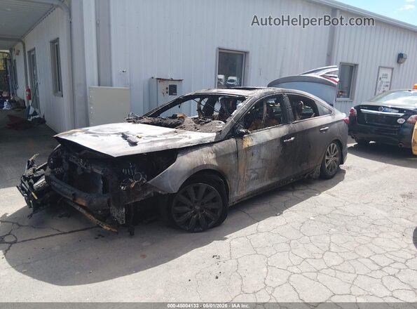 5NPE34AF5GH328924 2016 HYUNDAI SONATA Серый Передняя левая четверть