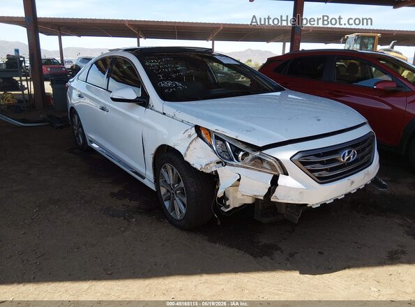 5NPE34AF5GH424875 2016 HYUNDAI SONATA White Przód prawy