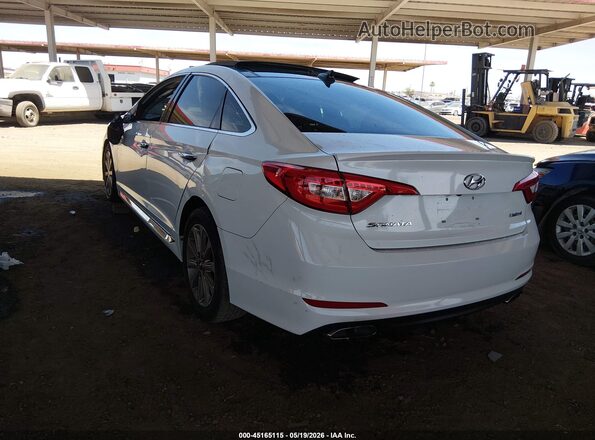 5NPE34AF5GH424875 2016 HYUNDAI SONATA White Tył lewy