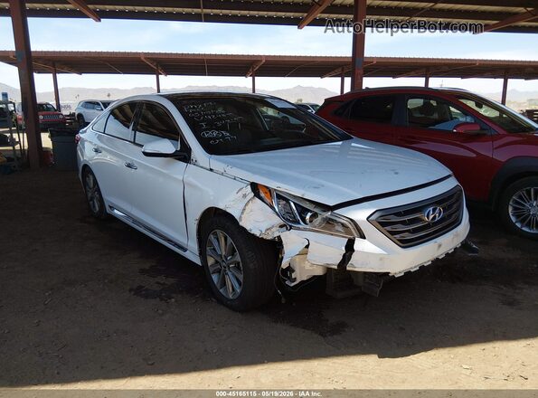 5NPE34AF5GH424875 2016 HYUNDAI SONATA White Widok z przodu
