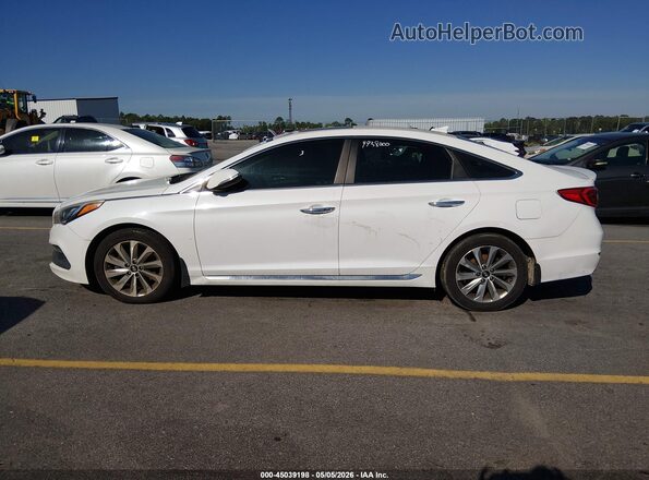 5NPE34AF5HH441452 2017 HYUNDAI SONATA White Widok wnętrza 360 stopni