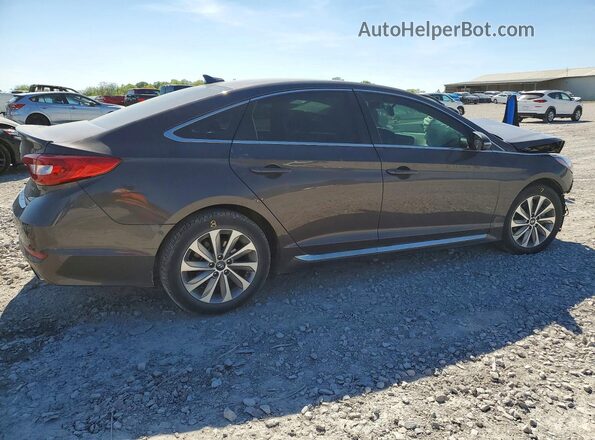 5NPE34AF5HH451348 2017 HYUNDAI SONATA Brown Tył prawy