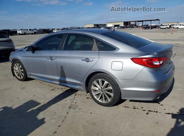 5NPE34AF5HH452998 2017 HYUNDAI SONATA Silver Trasero izquierdo