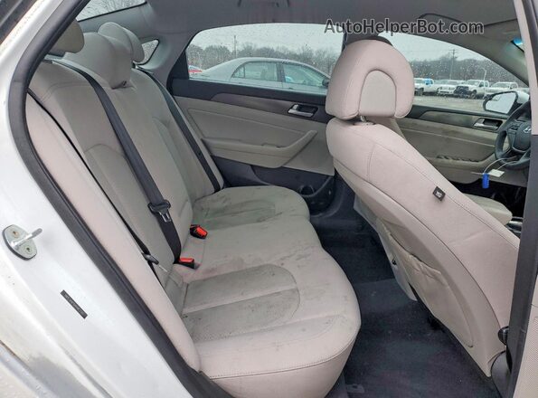 5NPE34AF5HH487735 2017 HYUNDAI SONATA Белый Вид задних сидений