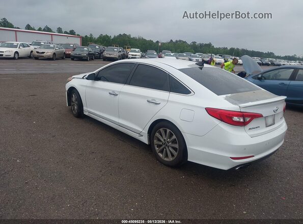 5NPE34AF5HH575524 2017 HYUNDAI SONATA White Rear left