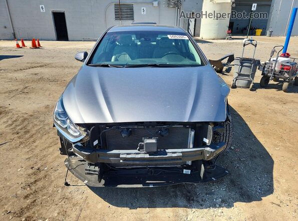 5NPE34AF5JH613985 2018 HYUNDAI SONATA Gray Vista frontal