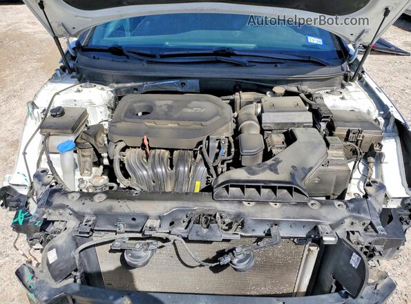 5NPE34AF5JH720454 2018 HYUNDAI SONATA Белый Вид задней части салона