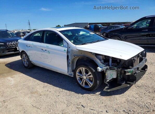 5NPE34AF5JH720454 2018 HYUNDAI SONATA Белый Передняя правая четверть