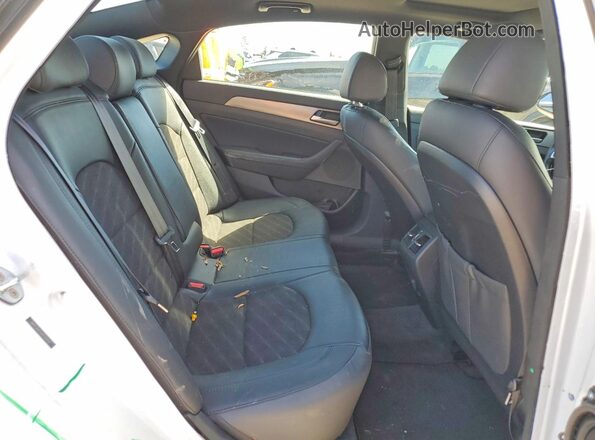 5NPE34AF5JH720454 2018 HYUNDAI SONATA Белый Вид задних сидений