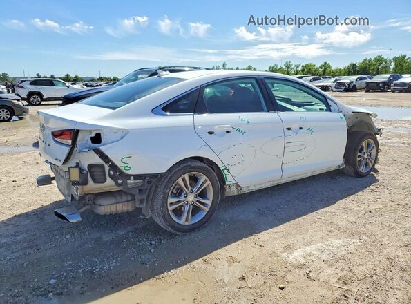 5NPE34AF5JH720454 2018 HYUNDAI SONATA Белый Задняя правая четверть