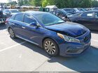 2016 Hyundai Sonata Sport Blue vin: 5NPE34AF6GH315759