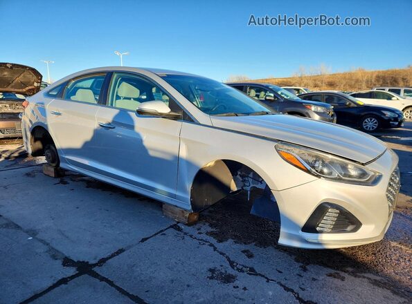 5NPE34AF6KH757031 2019 HYUNDAI SONATA Silver Przód prawy