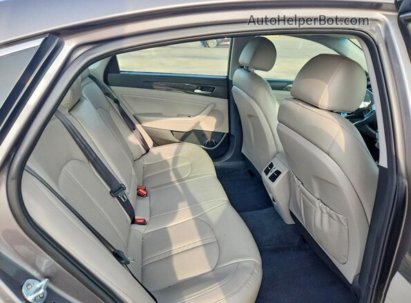 5NPE34AF7KH820850 2019 HYUNDAI SONATA Серый Вид задних сидений