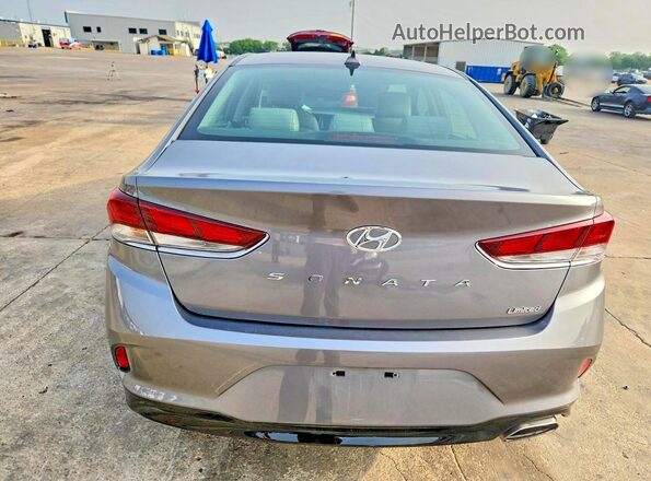 5NPE34AF7KH820850 2019 HYUNDAI SONATA Серый Вид сзади