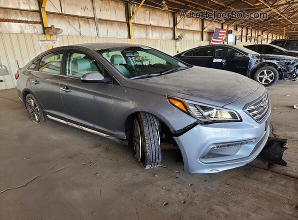 5NPE34AF8HH464708 2017 HYUNDAI SONATA Серебряный Передняя правая четверть