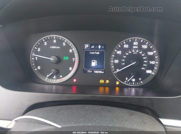 5NPE34AF8HH470315 2017 HYUNDAI SONATA Серебряный Вид задних сидений