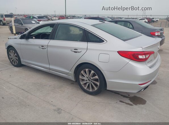 5NPE34AF8HH470315 2017 HYUNDAI SONATA Серебряный Задняя левая четверть