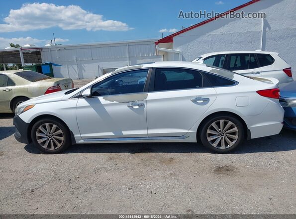 5NPE34AF8HH490273 2017 HYUNDAI SONATA Белый Панорамный вид салона 360°