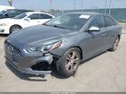 2019 Hyundai Sonata Sel Gray vin: 5NPE34AF8KH753045