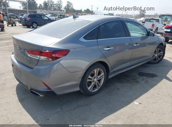 5NPE34AF8KH753045 2019 HYUNDAI SONATA Gray Trasero derecho