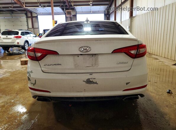 5NPE34AF9HH484854 2017 HYUNDAI SONATA Белый Вид сзади