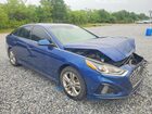 2018 Hyundai Sonata Sport+ Синий vin: 5NPE34AF9JH722787