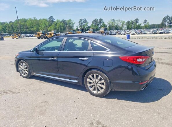 5NPE34AFXGH300990 2016 HYUNDAI SONATA Black უკანა მარცხენა