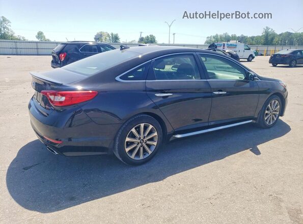 5NPE34AFXGH300990 2016 HYUNDAI SONATA Black უკანა მარჯვენა
