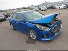 2018 Hyundai Sonata Sel Blue vin: 5NPE34AFXJH659277