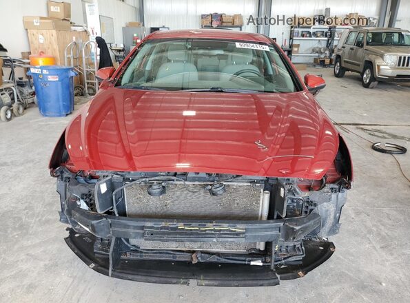 5NPE34AFXJH664656 2018 HYUNDAI SONATA Red Front view