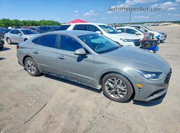 5NPEF4JA0LH048947 2020 HYUNDAI SONATA Серый Передняя правая четверть