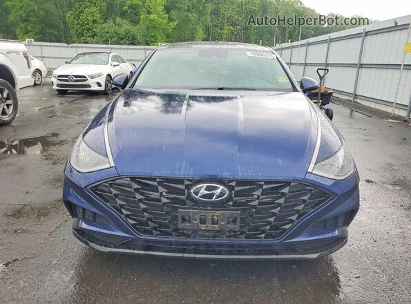 5NPEF4JA4MH102798 2021 HYUNDAI SONATA Blue Front view