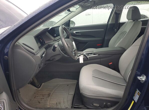 5NPEF4JA4MH102798 2021 HYUNDAI SONATA Blue Front interior view