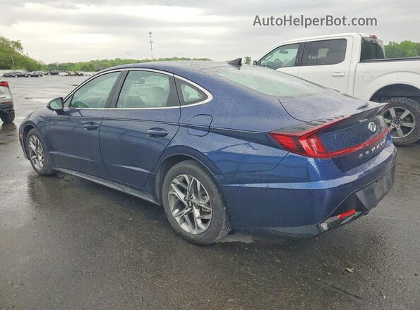 5NPEF4JA4MH102798 2021 HYUNDAI SONATA Blue Rear left