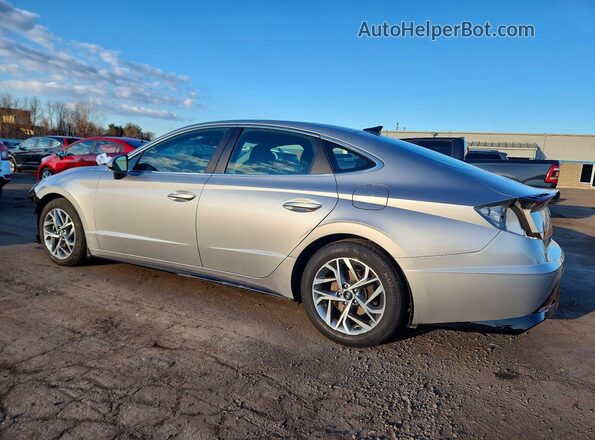 5NPEF4JA8MH090199 2021 HYUNDAI SONATA Серебряный Задняя левая четверть