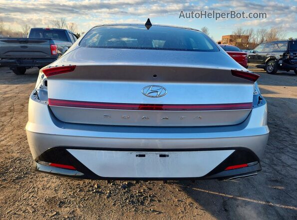 5NPEF4JA8MH090199 2021 HYUNDAI SONATA Серебряный Вид сзади
