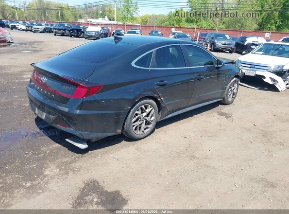 5NPEF4JAXLH028382 2020 HYUNDAI SONATA Черный Задняя правая четверть