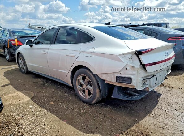 5NPEG4JA0MH072275 2021 HYUNDAI SONATA Белый Задняя левая четверть