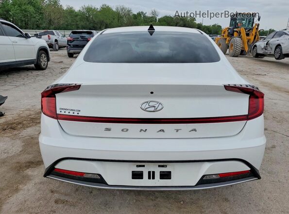 5NPEG4JAXMH075328 2021 HYUNDAI SONATA White Widok z tyłu