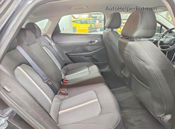 5NPEG4JAXMH102737 2021 HYUNDAI SONATA Gray Հետևի նստատեղերի տեսք