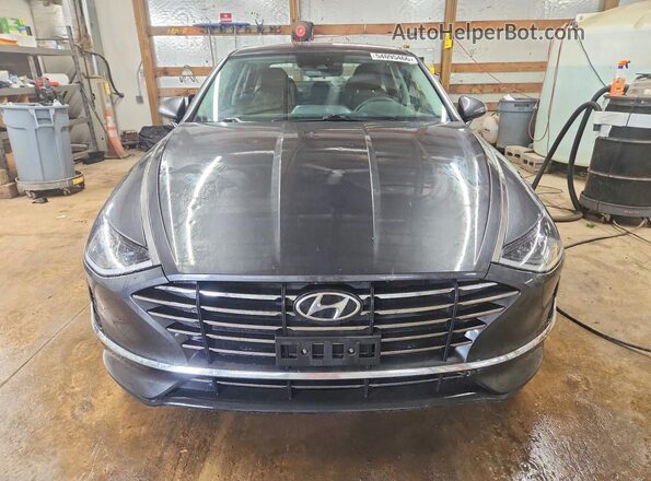 5NPEG4JAXMH102737 2021 HYUNDAI SONATA Gray Դիմացի տեսք