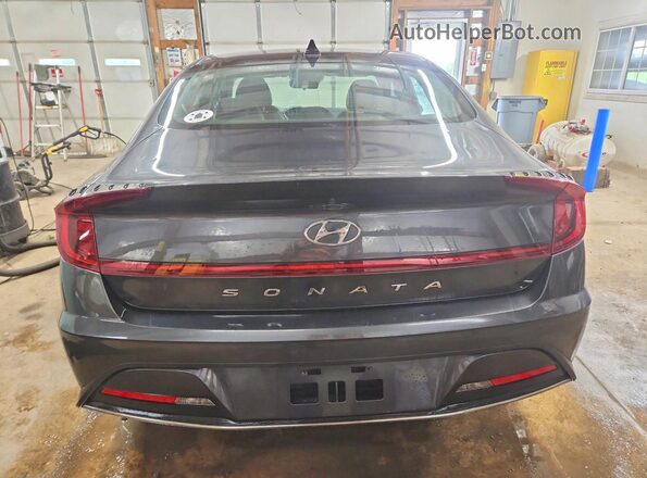 5NPEG4JAXMH102737 2021 HYUNDAI SONATA Gray Հետևի տեսք
