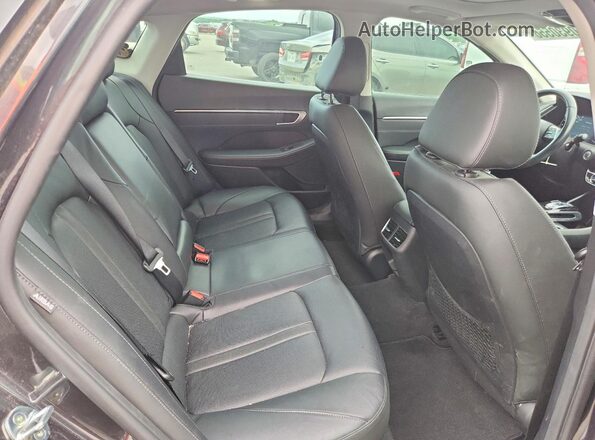 5NPEH4J22MH095434 2021 HYUNDAI SONATA Серый Вид задних сидений