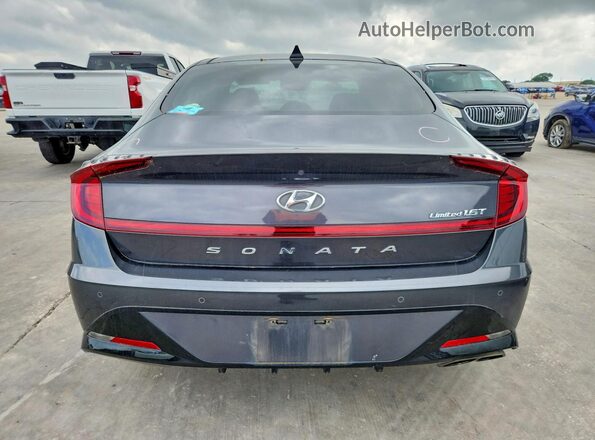 5NPEH4J22MH095434 2021 HYUNDAI SONATA Серый Вид сзади