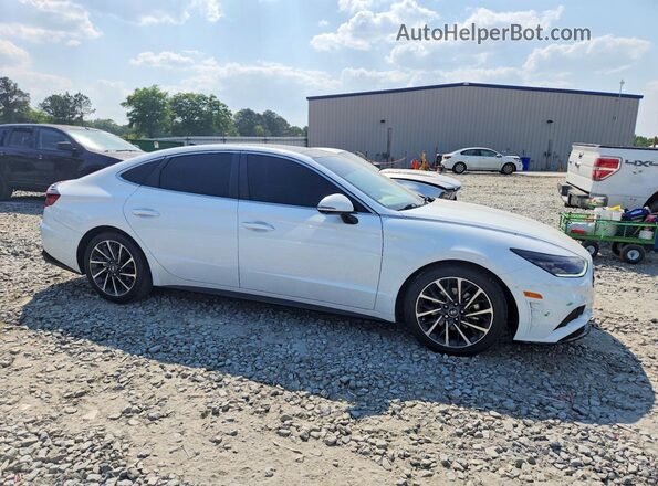 5NPEH4J23LH051926 2020 HYUNDAI SONATA White Przód prawy