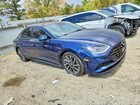 2020 Hyundai Sonata Limited Синий vin: 5NPEH4J26LH008925
