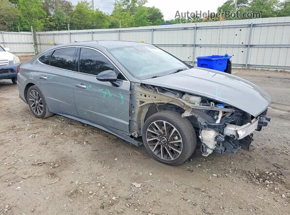 5NPEJ4J23LH019899 2020 HYUNDAI SONATA Серый Передняя правая четверть