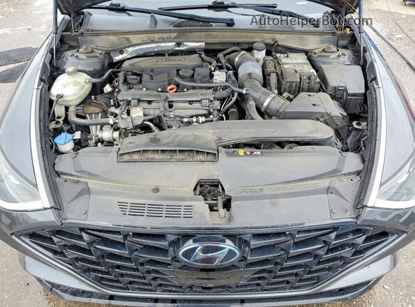 5NPEJ4J27LH011935 2020 HYUNDAI SONATA Угольный Вид задней части салона