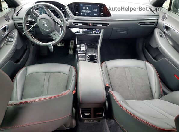 5NPEJ4J27LH011935 2020 HYUNDAI SONATA Угольный Вид панели приборов